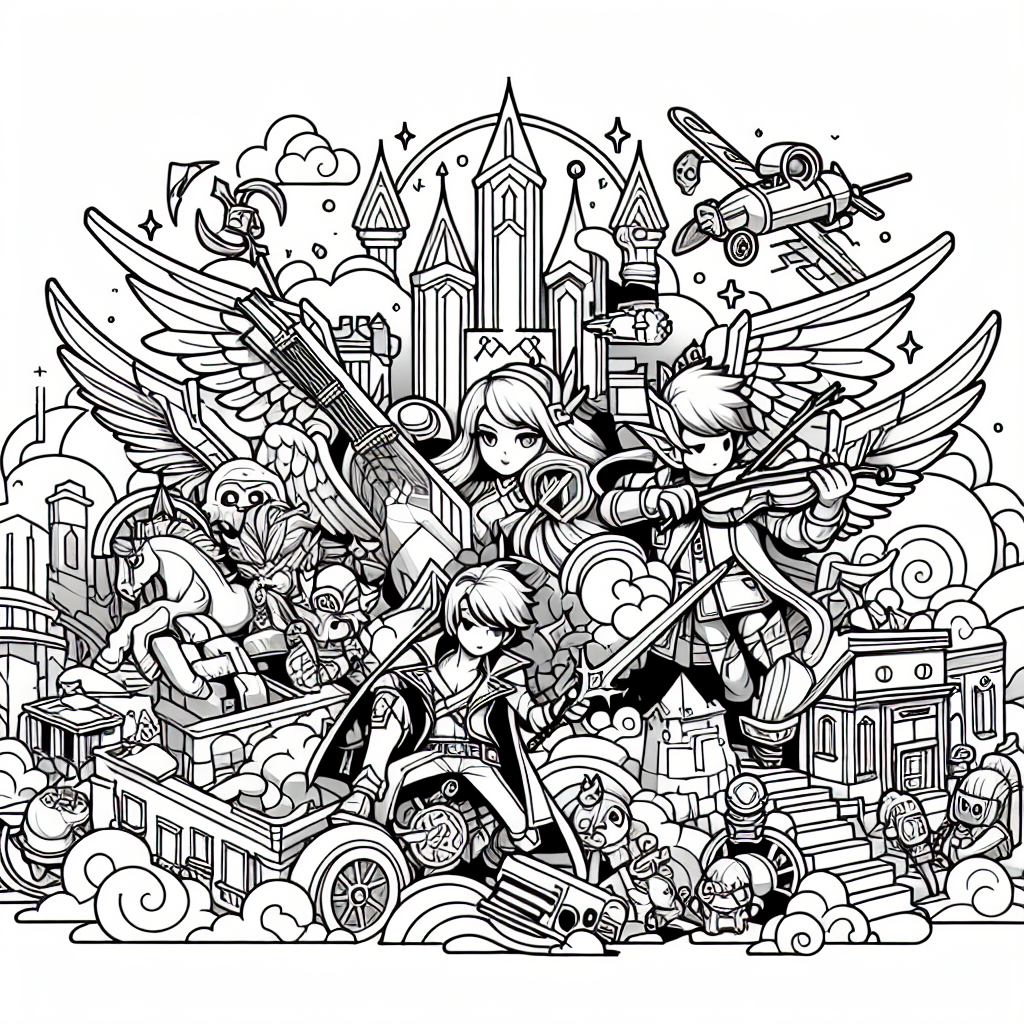 gambar mewarnai mobile legend: seni kreatif untuk penggemar